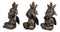 Goat of Mendes Samael Lilith See Hear Speak No Evil Baphomets Set of 3