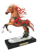 Chestnut Cheer Prancing Steed Horse Western Decor Figurine By Laurie Prindle
