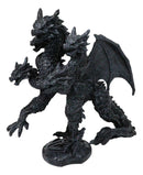 Legends Of Hercules Fantasy Five Headed Dragon Hydra Faux Stone Figurine 8"H