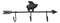 Cast Iron Rustic Farmhouse When Pigs Fly Angel Pig With Arrow 3-Peg Wall Hooks