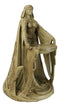 Celtic Irish Triple Goddess Mother Of All Gods Danu 15.5"H Statue Faux Wood Look