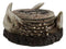 Rustic Western Forest Deer Antlers With Tree Rings Coasters And Holder Set