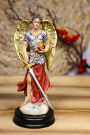 Catholic Christian Church Archangel Saint Jehudiel Laudation Of God Figurine 5"H