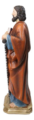 Apostle Of Jesus Martyr Saint Simon The Zealot With Long Saw Figurine 12" Series