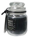 Set of 3 Wicca Halloween Ritual Black Opium Protection Spell Candle in Glass Jar