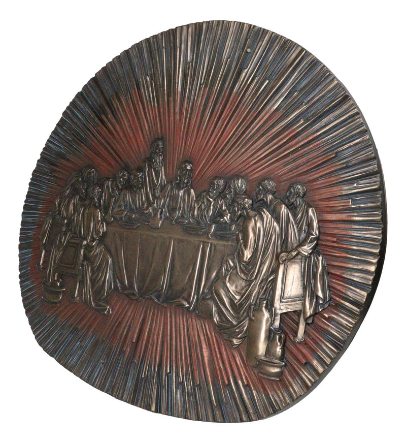Da Vinci The Last Supper of Jesus and Disciples Wall Decorative Relief Figurine