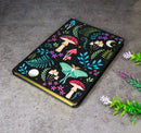 Wicca Dark Forest Toadstool Mushrooms Luna Moth A5 Lined Pages Journal Book