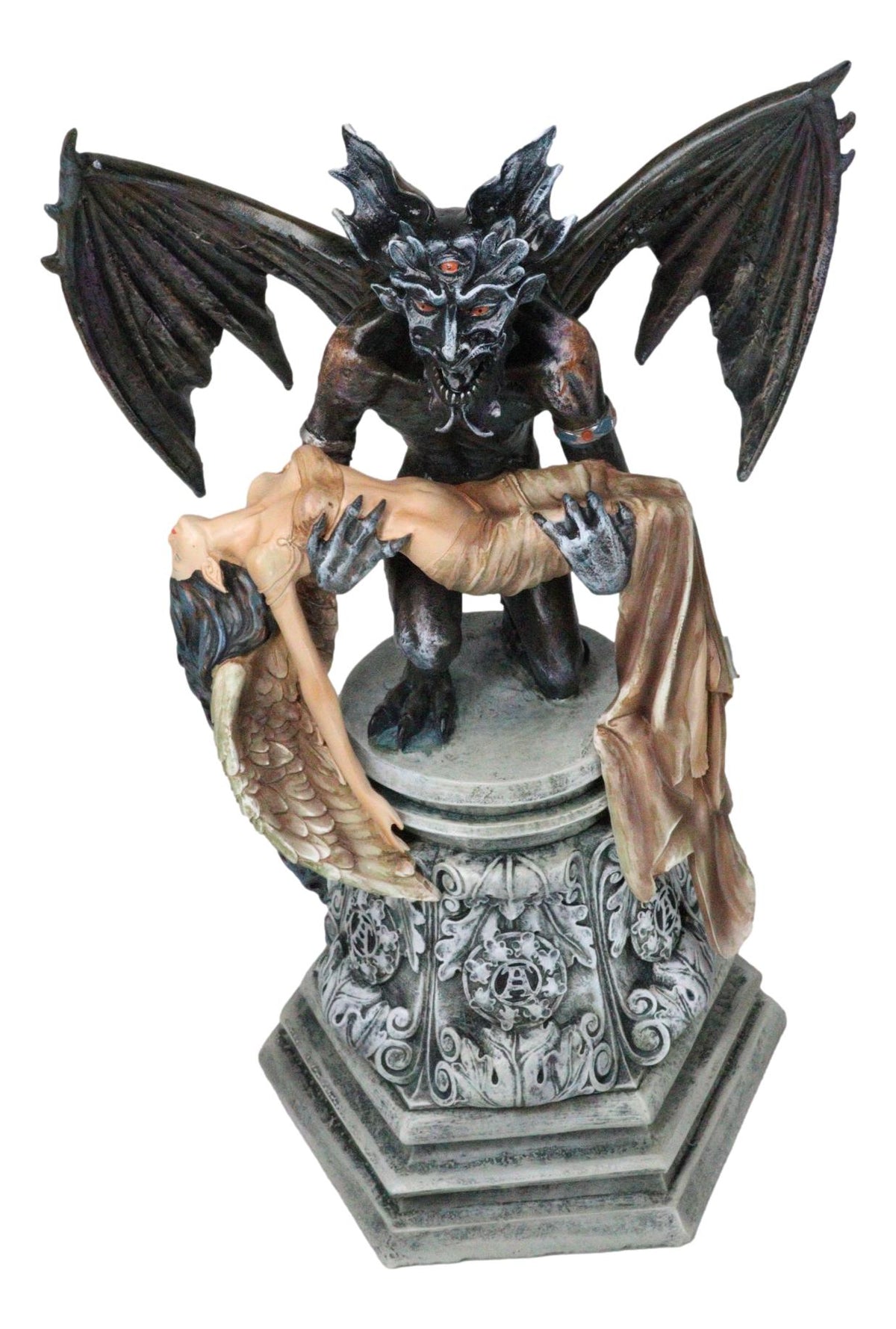 Gothic Saturn's Reprieve Charun Restoring Life To Maion Angel of Saturn Statue