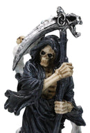 Black Death Plaque Grim Reaper Holding Scythe With Dead Soul Spirits Figurine