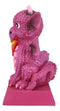 Pink Drake Koan Cartoon Chibi Dragon Figurine A Princess With Her Own Dragon