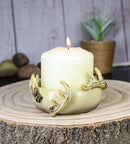 Antler Ridge Catch-All Dish Rustic Deer Antler Trinket Bowl Or As Candleholder