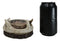 Rustic Western Forest Deer Antlers With Tree Rings Coasters And Holder Set