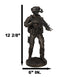 Ebros Large US Military Special Operations Covert Night Mission Soldier Statue 12.5"H