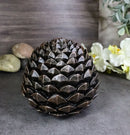 Pack of 2 Cozy Pines Rustic Lodge Pinecone Figurines Decorative Pine Cone Accent