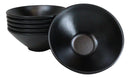 Pack Of 6 Black Silk Melamine Ramen Pho Soup Salad Pasta Large Bowls 32oz