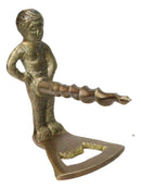 Set Of 2 Whimsical Brass Naughty Peeing Boy Corkscrew Wine Bottle Cork Opener