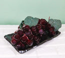 Pack Of 5 Black Tetsu Kesho Ceramic Collection Rectangular Wavy Sushi Plates
