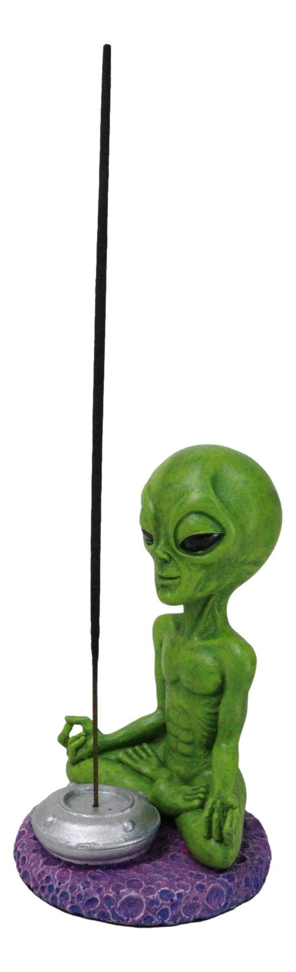 UFO Outer Space Extra Terrestrial Roswell Alien Yoga Meditation Incense Burner