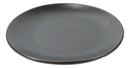 Set Of 5 Black Tetsu Kesho Round Appetizer Dessert Salad Ceramic Plates 6"D