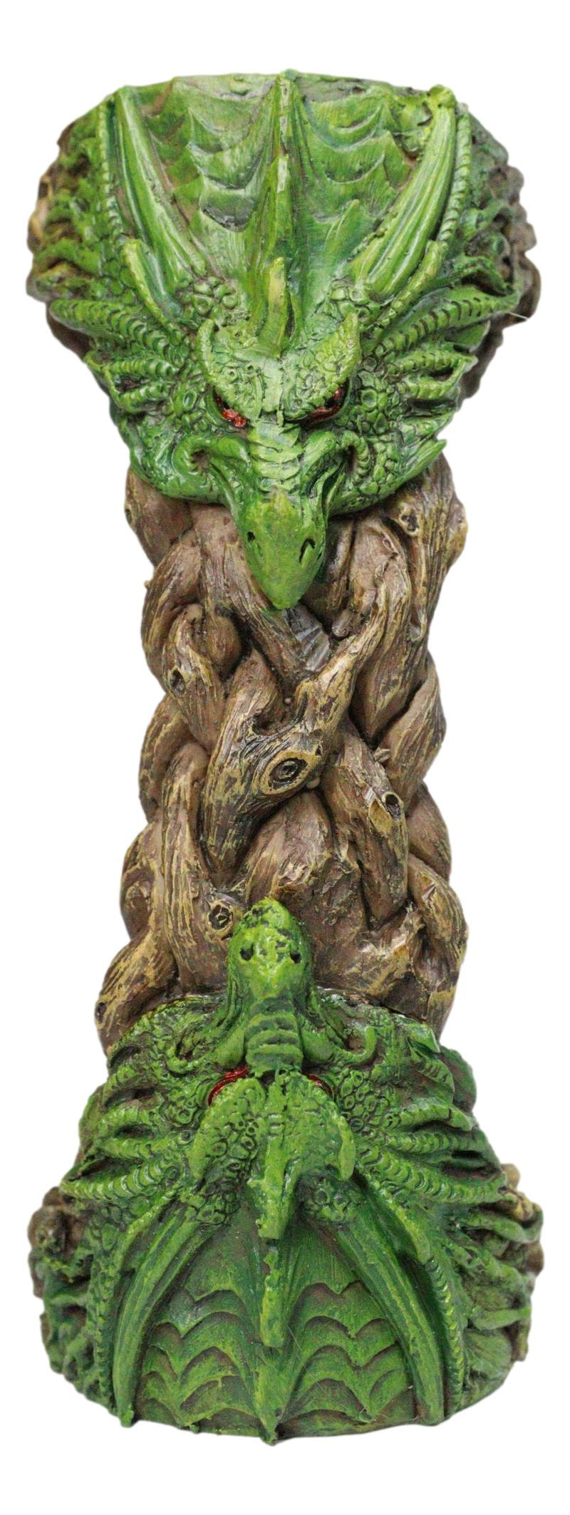 Draconian Hour Wisdom of The Woods Greenman Tree Ent Dragon Sandtimer Figurine