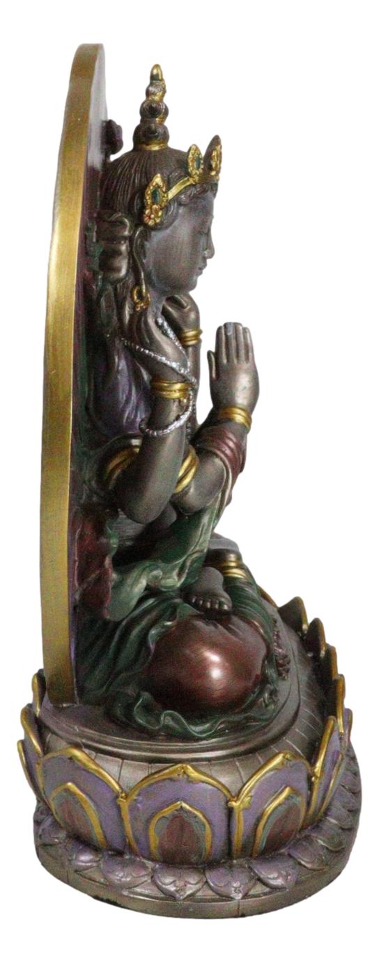 Ebros Bodhisattva Avalokiteshvara In Prayer Meditation Statue Buddha Compassion