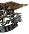 Patriotic US Navy Seal Team Eagle Anchor Trident Flintlock Pistol Wall Plaque