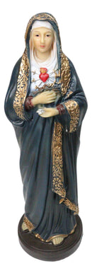 Our Lady of Seven Sorrows Mater Dolorosa Blessed Virgin Mary Statue with Base