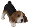 Adorable Crouching Tri Color Beagle Dog Puppy Pet Pal Figurine