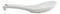 Pack of 6 Yukino Hana Collection Ceramic Asian Soup Spoons With Hook 5.75"L