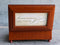 Happy Fiftieth 50th Anniversary Polished Burlwood With Trinket Wind Up Music Box