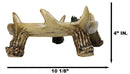 Rustic Deer Antler Tray Dish with Pinecones Woodland Decorative Catchall Bowl