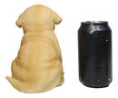 Sitting Adorable Fawn Labrador Retriever Puppy Dog Pet Pal Pooch Figurine