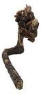 Rustic Western Elk Moose Hanging On Tree Branch Wall Hand Towel Holder Bar