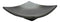 Pack Of 5 Charcoal Grey Hakumu Collection Square Appetizer Dessert Salad Plates