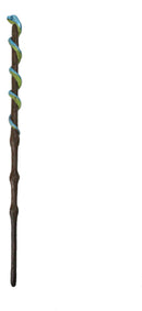 Wicca Witches Sorcery Coiled Serpent Snake On Branch Decor Magic Wand 14" Long