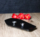 Gothic Mystic Black Vampire Coffin Dark Arts Ceramic Trinket Jewelry Dish Tray