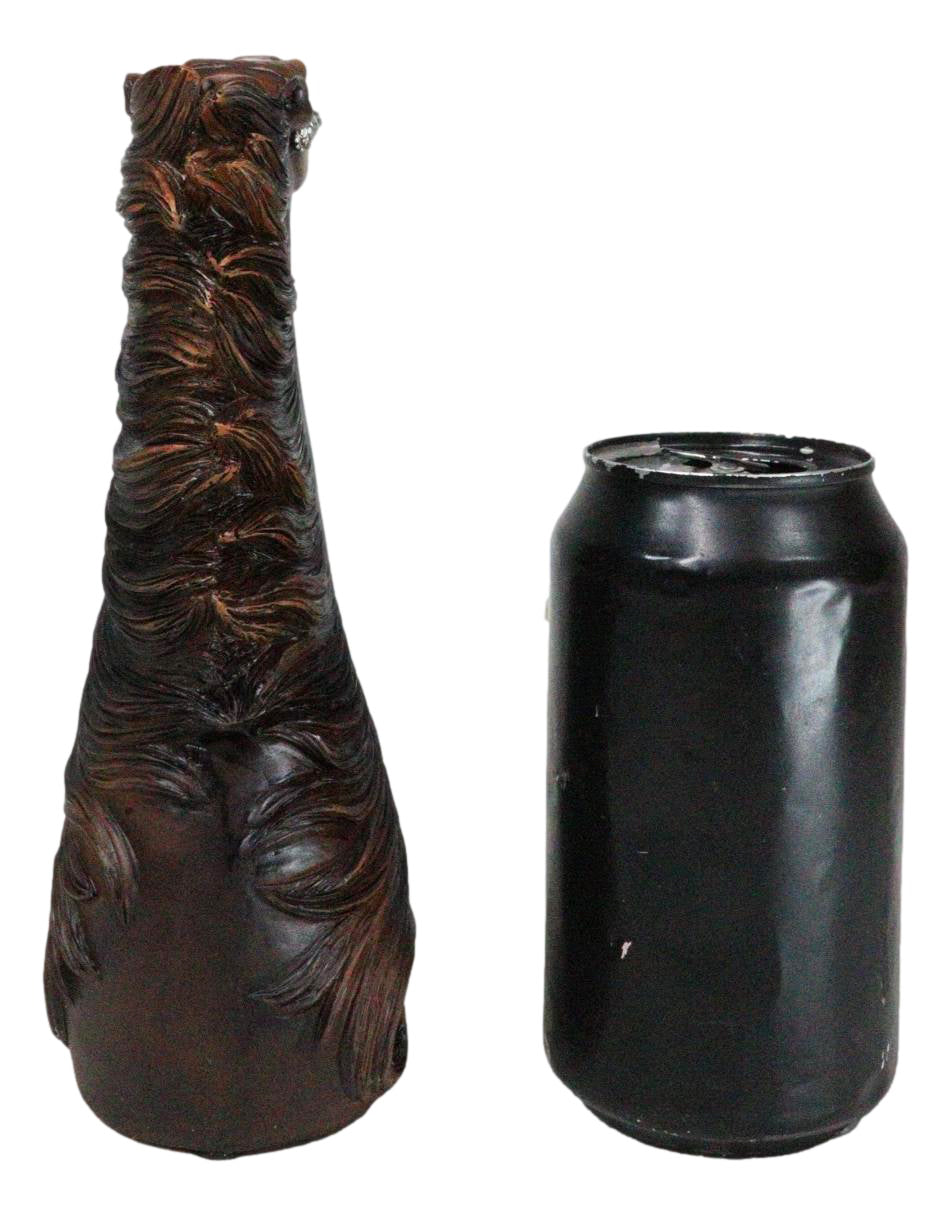 Rustic Western Country Chestnut Horse Decorative Vase Figurine Floral Planter