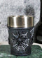 Set Of 4 Gothic Arachnid Black Giant Spider With Webs Shooter Shot Glasses