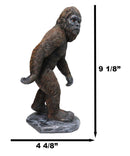 Forest Mythical Creature Sasquatch Bigfoot Cryptid Ape Standing Figurine 9"H - Ebros Gift