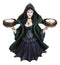Hocus Pocus Grand High Witch Sorceress Double Votive Candle Holder Figurine