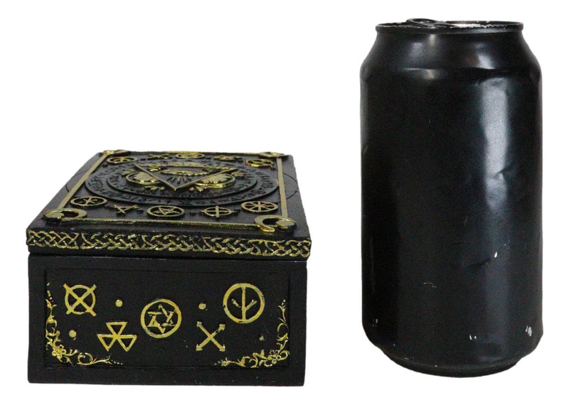 Astrology Psychic Eye Of Providence Sacred Symbols Wicca Tarot Cards Trinket Box