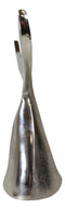 Rustic Vintage Aluminum Humpback Whale Tail Decorative Paperweight Figurine 7"H