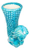 Ceramic Weathered Turquoise Mermaid Vase Planter Pot Utensil Or Wine Holder