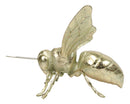 Wild Life Art Realistic Bumble Bee Insect Faux Taxidermy Golden Sculpture 7.5"L