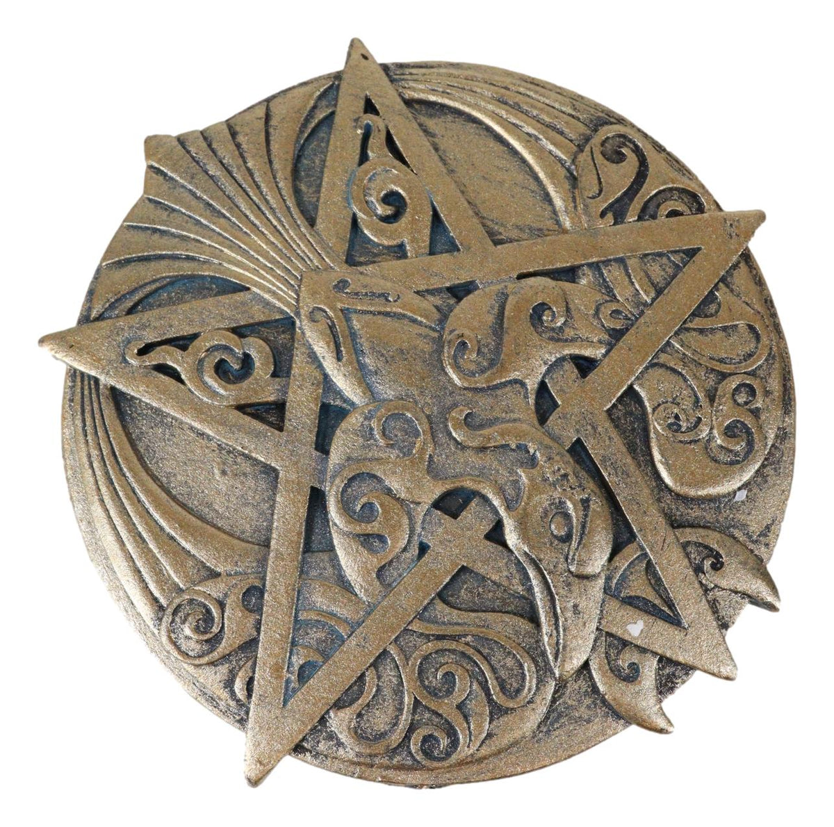 Celtic Raven Lludd Morrigan Pentacle Rune Knotwork Symbols Decorative Box