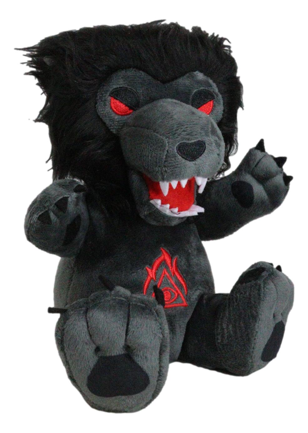 Mythical Dark Fantasy Underworld Werewolf Wolf Man Lycan Soft Plush Toy Doll - Ebros Gift