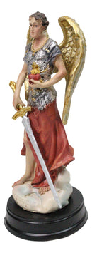 Catholic Christian Church Archangel Saint Jehudiel Laudation Of God Figurine 5"H