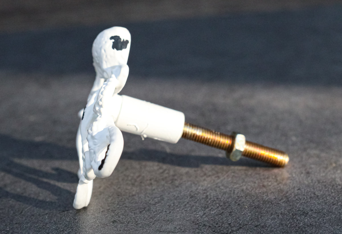 Pack Of 6 Cast Iron Vintage White Sea Octopus Drawer Cabinet Door Pull Knobs - Ebros Gift