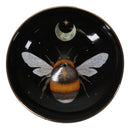 Wicca Dark Forest Triple Moon Stars Bumblebee Bee Incense Holder Trinket Dish