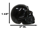 Metaphysical Protection Healing Crystal Black Obsidian Stone Mini Skull Figurine